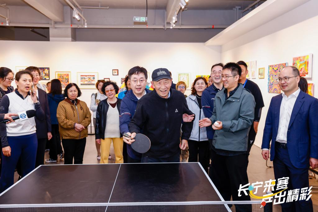 开云体育平台-乒乓热浪“燃”遍申城，运动为认知障碍老人带去一束光